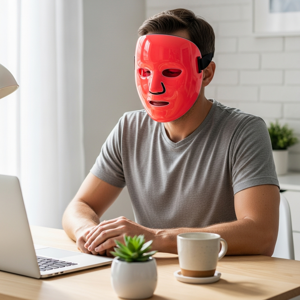 What Are the Benefits of Using a Red Light Mask - Medstork Oklahoma
