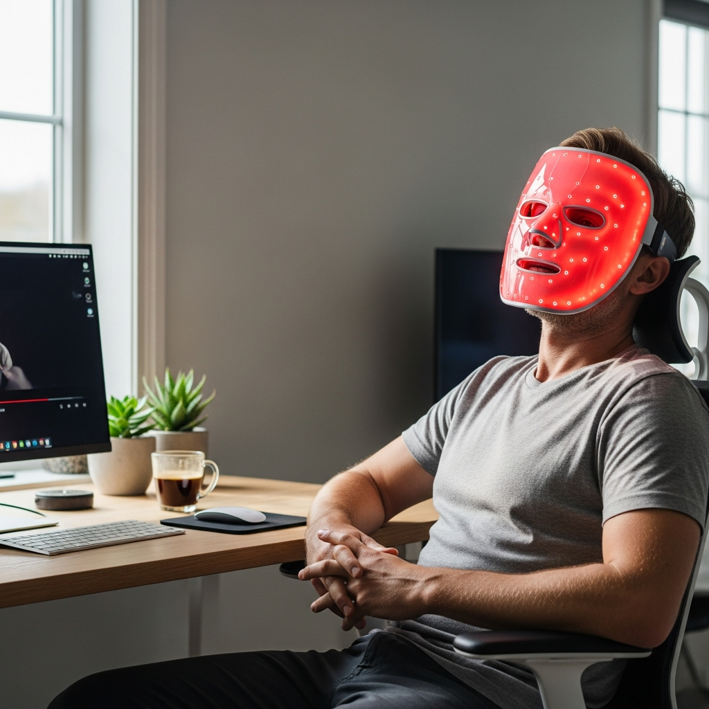 Red Light Mask Results What to Expect Over Time - Medstork Oklahoma