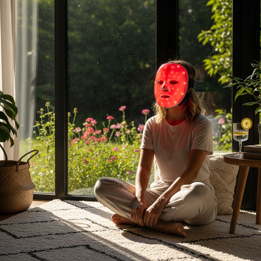 7 Benefits of Using a Red Light Mask Consistently - Medstork Oklahoma